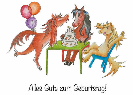 Postkarte "Simpelfranzis" Geburtstag