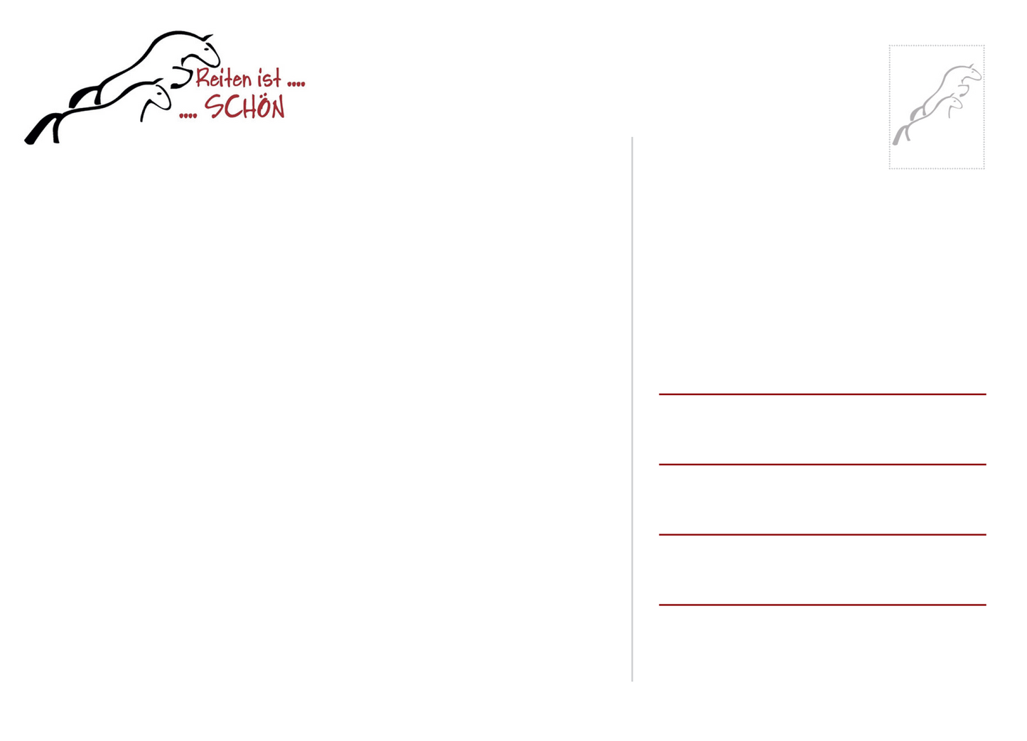 Weihnachts Postkarte