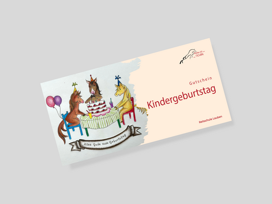 Gutschein Kindergeburtstag